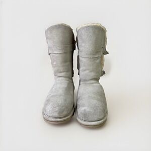 Bearpaw Womens Cozy Winter Mid Calf Boots Kate Iced Coffee 7 Medium